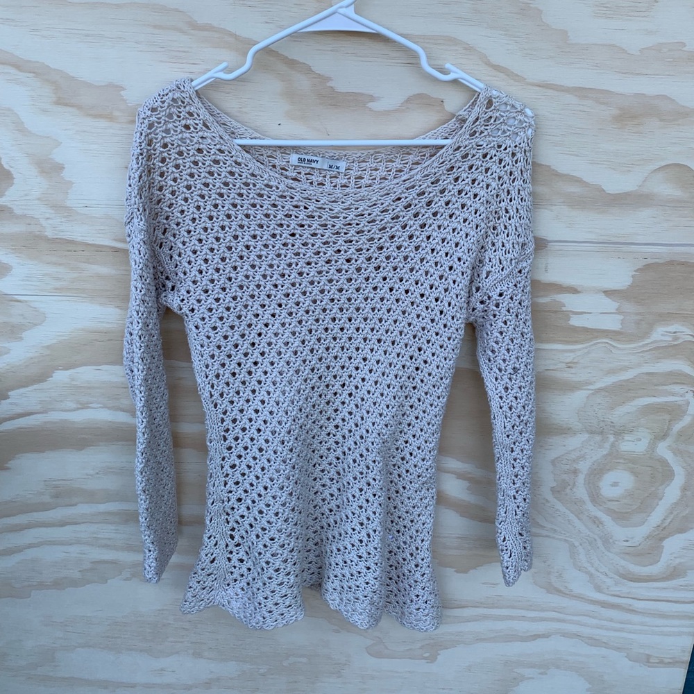 crocheted sweater